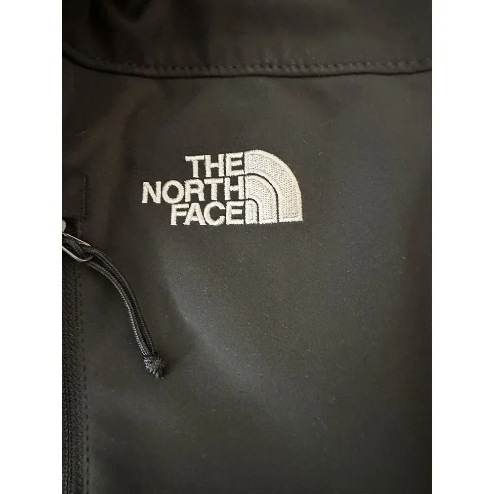 The North Face Jacket Men Small  Windwall Fleece Black Zip-Up Outdoor Hiking‎